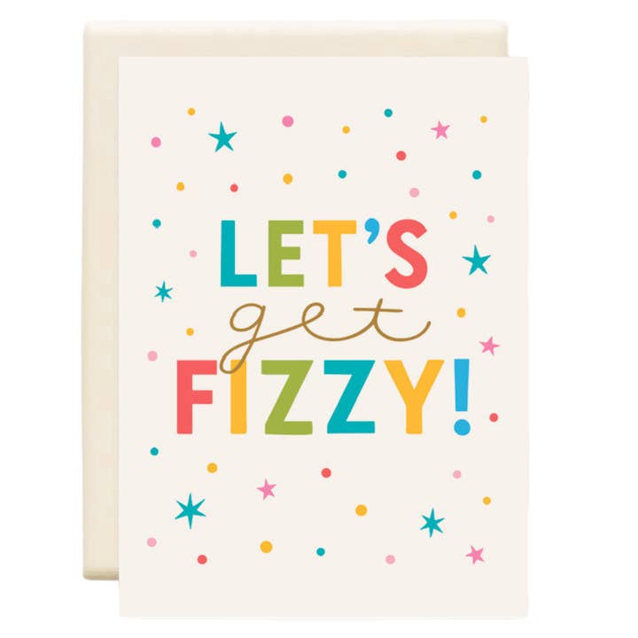 Le'ts Get Fizzy | Birthday Greeting Card for wholesale by Inkwell Cards