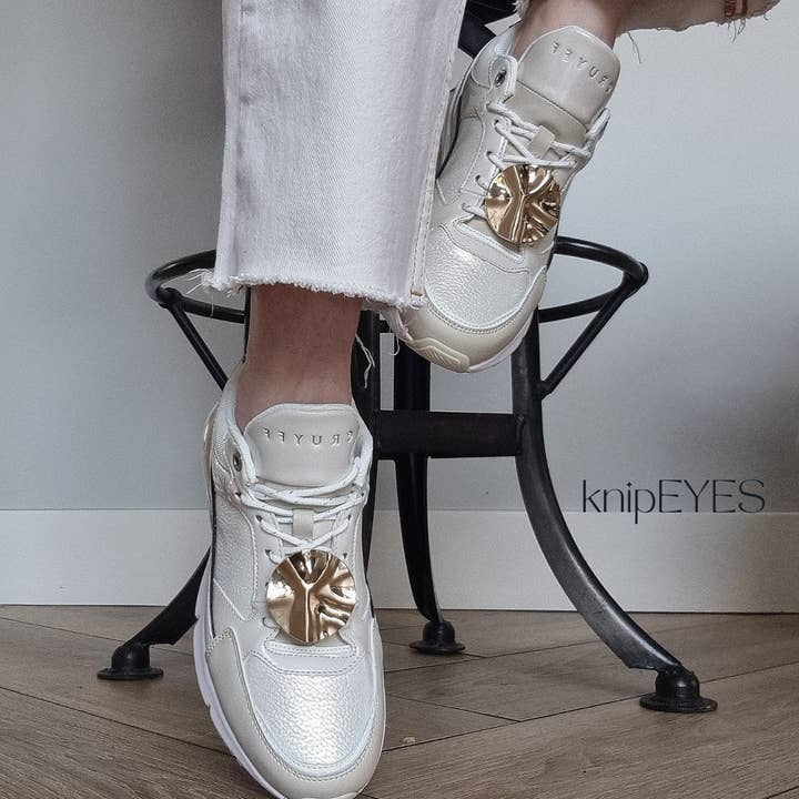 Shoeclip - Modeaccessoires Abstract Gold (per paar) voor wholesale door knipEYES