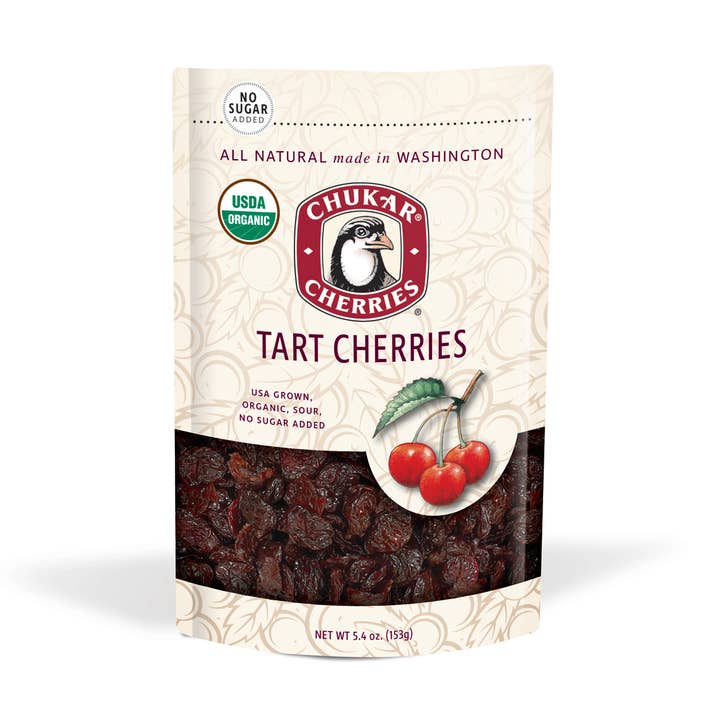 5.4 oz Tart Cherries - Dried Organic Cherries for wholesale by Chukar Cherry Company