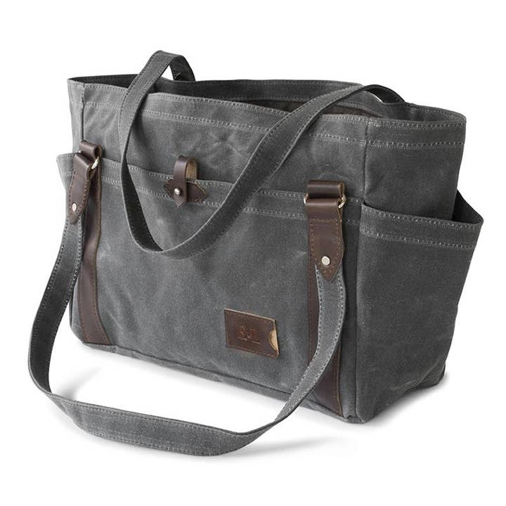 Grote draagtas van gewaxt canvas voor wholesale door Clark & Taft Crafting Company