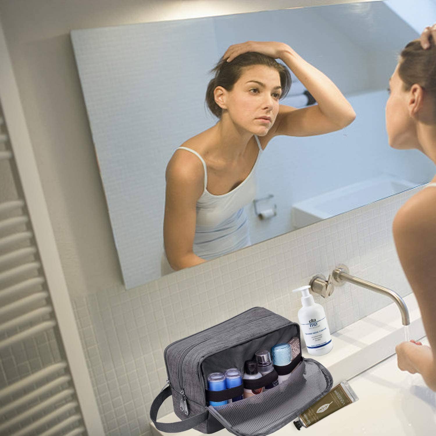 wandf - Wholesale Toiletry Bag - Unisex - Toiletry Bag Hanging Dopp Kit Water Resistant Shaving Bag5