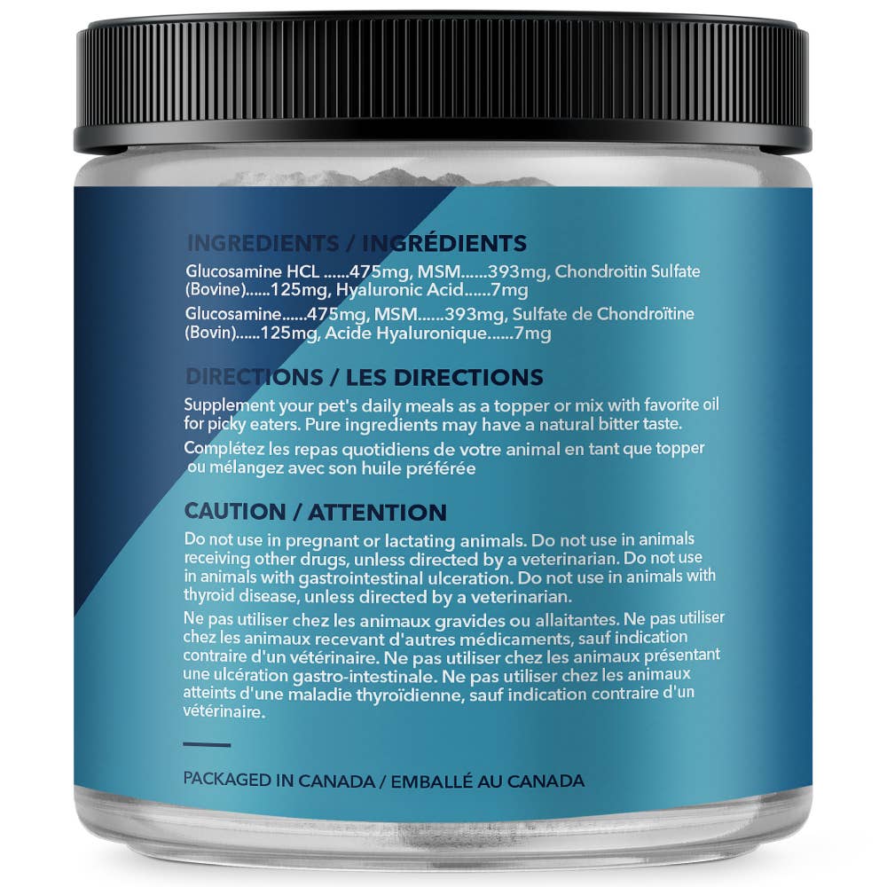 Petpal - Wholesale Pet Supplement - Dog - Hip & Joint Mobility Powder for Dogs - Pet Supplement 160g7