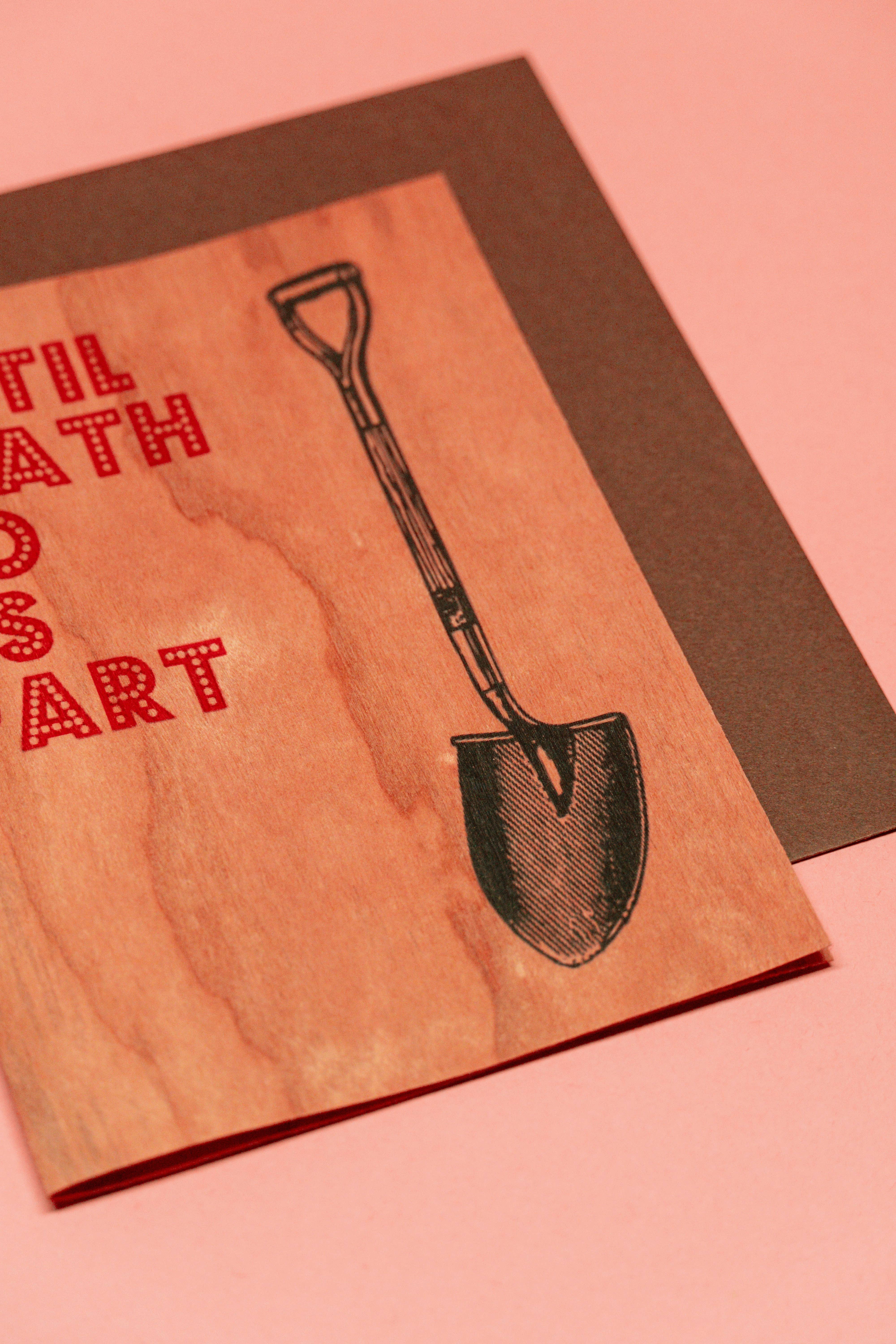 Spitfire Girl – wholesale Everyday greeting card – Wood Folding Card - Until Death4