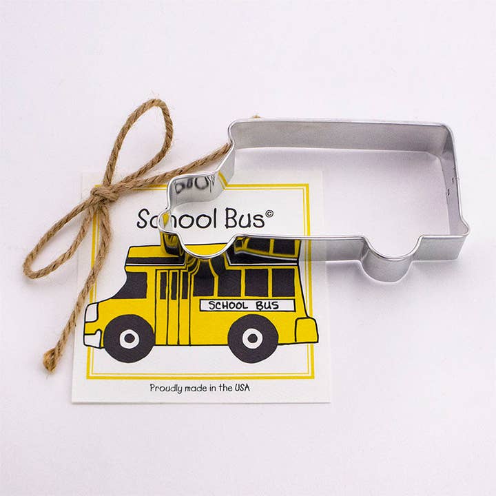 Ann Clark - Wholesale Cookie Cutter - School Bus Cookie Cutter