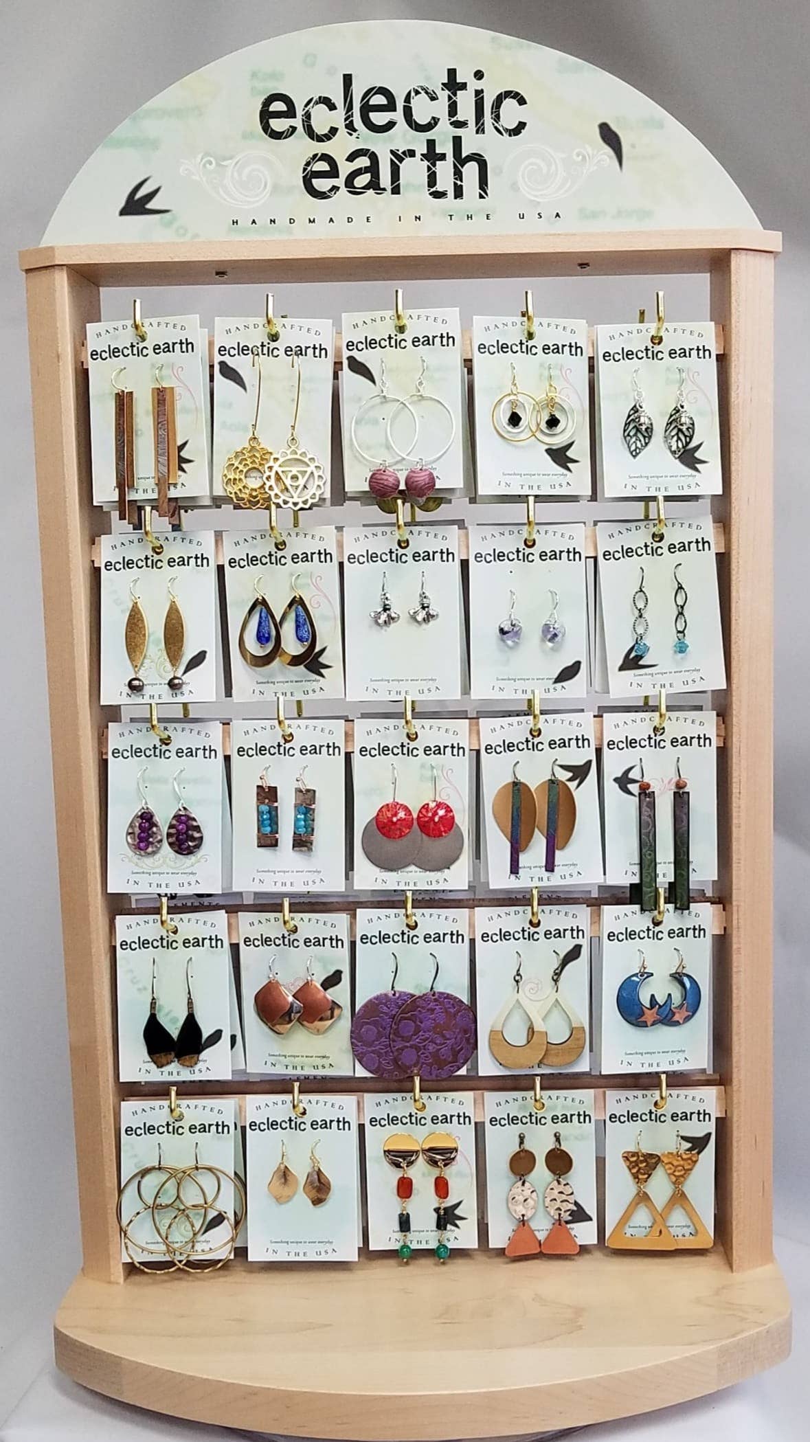 Metric Forrest Studio - Wholesale Jewelry Stand & Display - Eclectic Earth Wood Display3