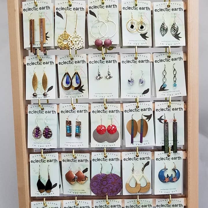 Metric Forrest Studio - Wholesale Jewelry Stand & Display - Eclectic Earth Wood Display3