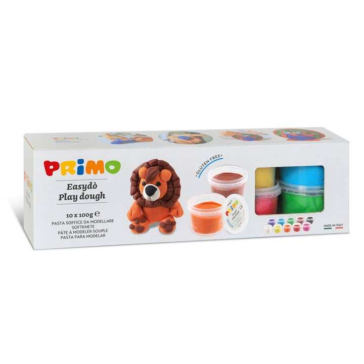 PRIMO Modelling Dough Gift Set (10 * 100g tubs) for wholesale by Inside Out Toys