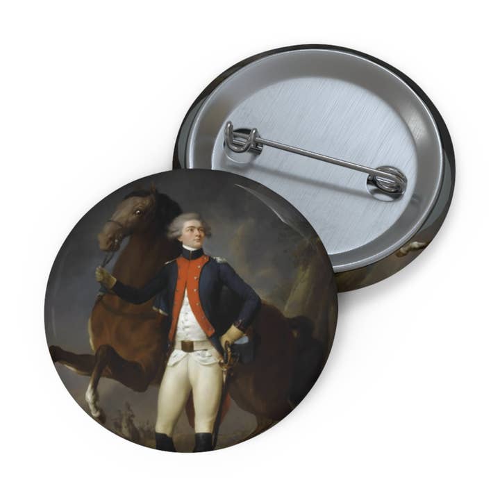 TLS wholesale - Marquis de Lafayette Button - Portrait of Young Lafayette for wholesale by The Lafayette Shoppe