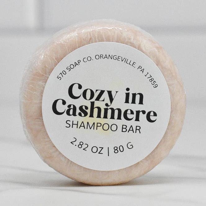 570 Soap Company - Wholesale Shampoo Puck/Solid Shampoo - Cozy in Cashmere Shampoo Bar0