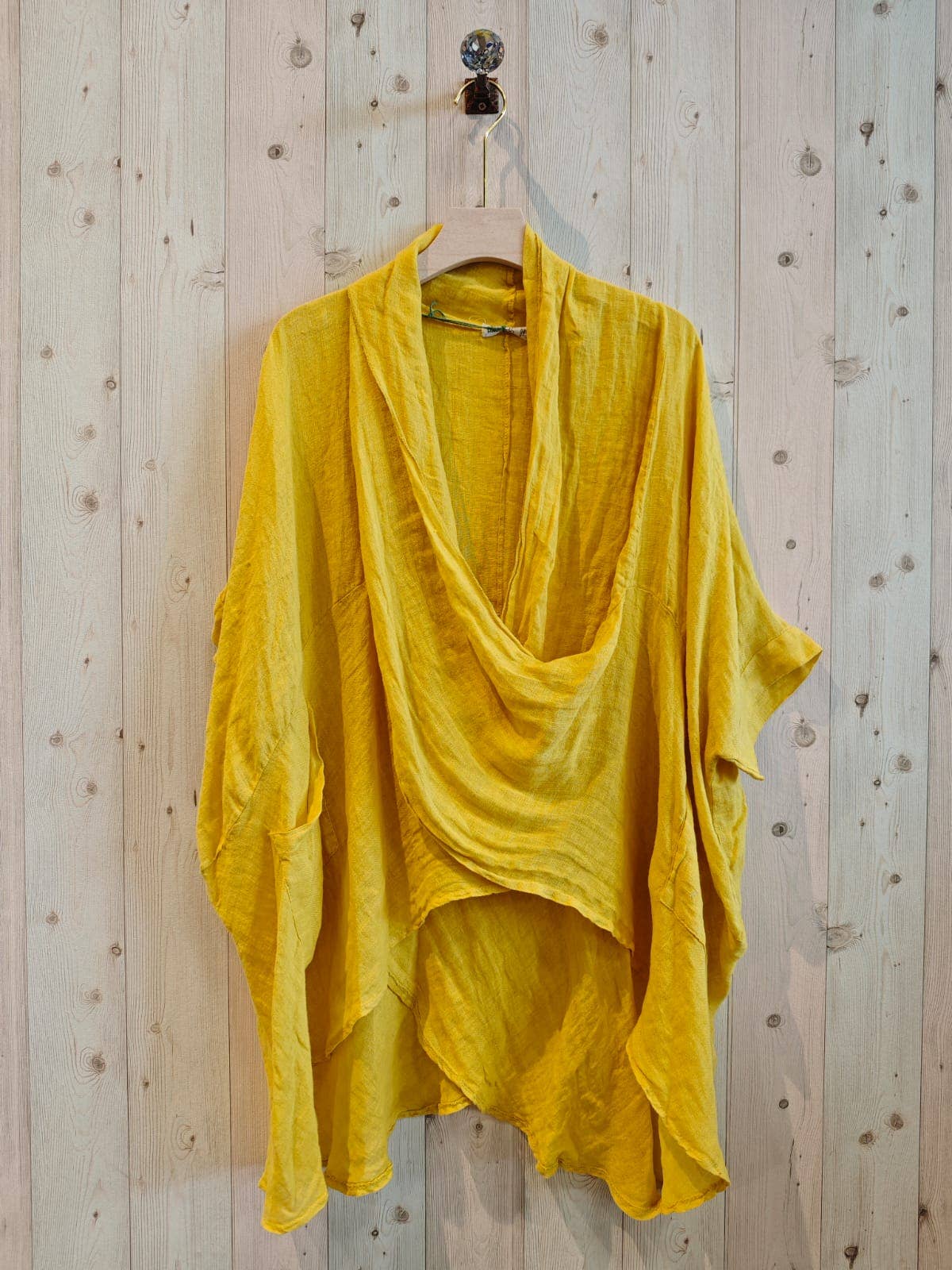 Linen & More - Venta al por mayor Blusa - Mujer - REF 83591 BLUSON OVERSIZE LINO 100%13