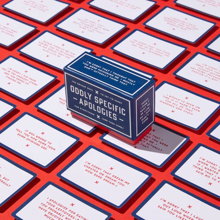 Chronicle Books - Wholesale I'm Sorry Card - Brass Monkey Oddly Specific Apologies