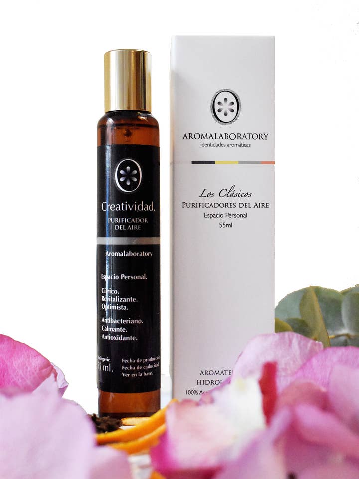 Brume purifiante CREATIVITY. Aromathérapie. Bio. 55 ml. pour la vente par AROMALABORATORY