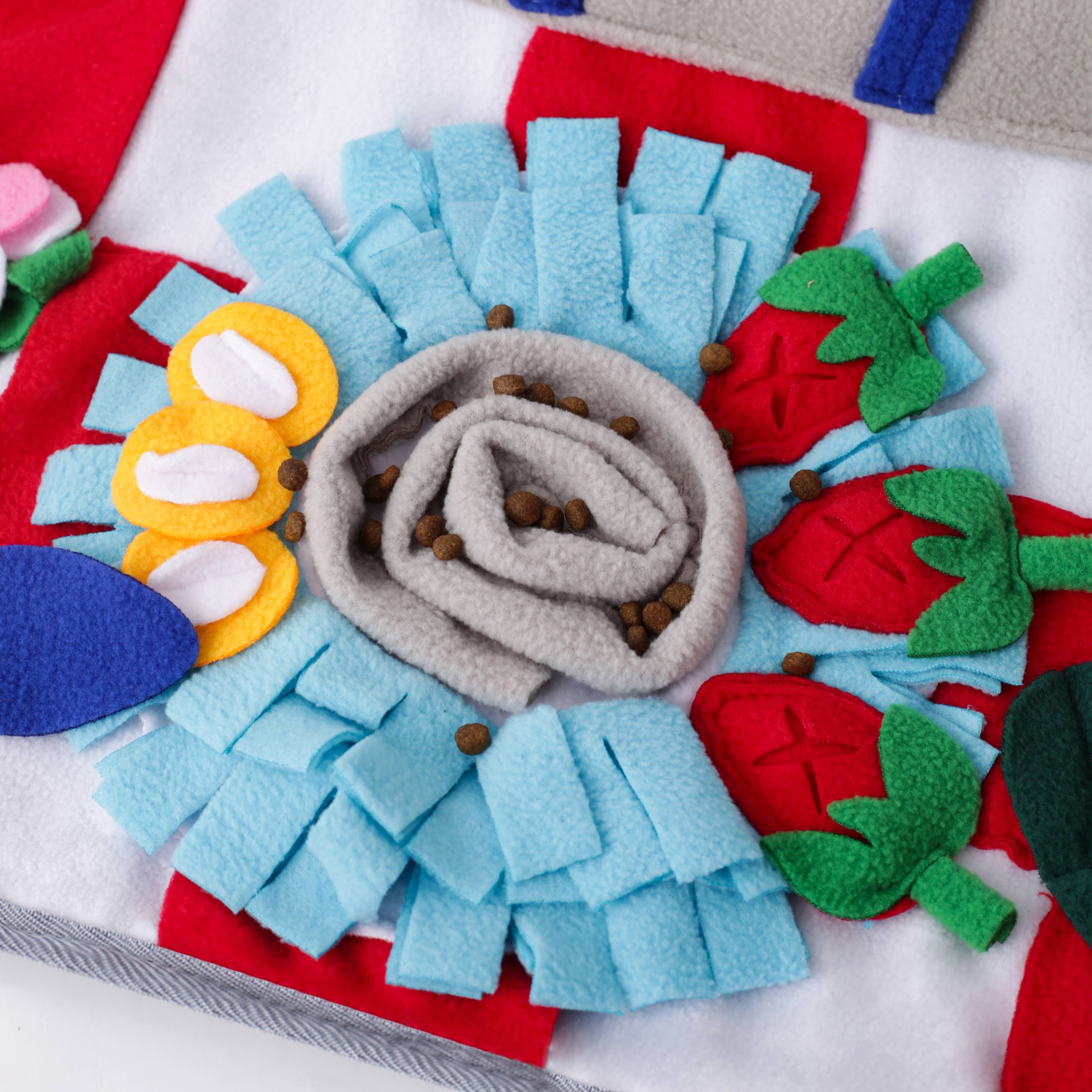 LUFTPETS - Wholesale Pet Mat - Dog - Red Bone Snuffle Mat for Dogs – 24" Squeaky Enrichment Toy9