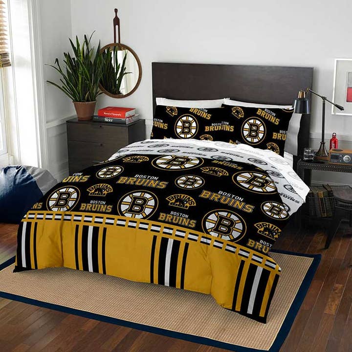 NHL Bruins ROTARY - Queen Bed in Bag for wholesale by The Northwest Group