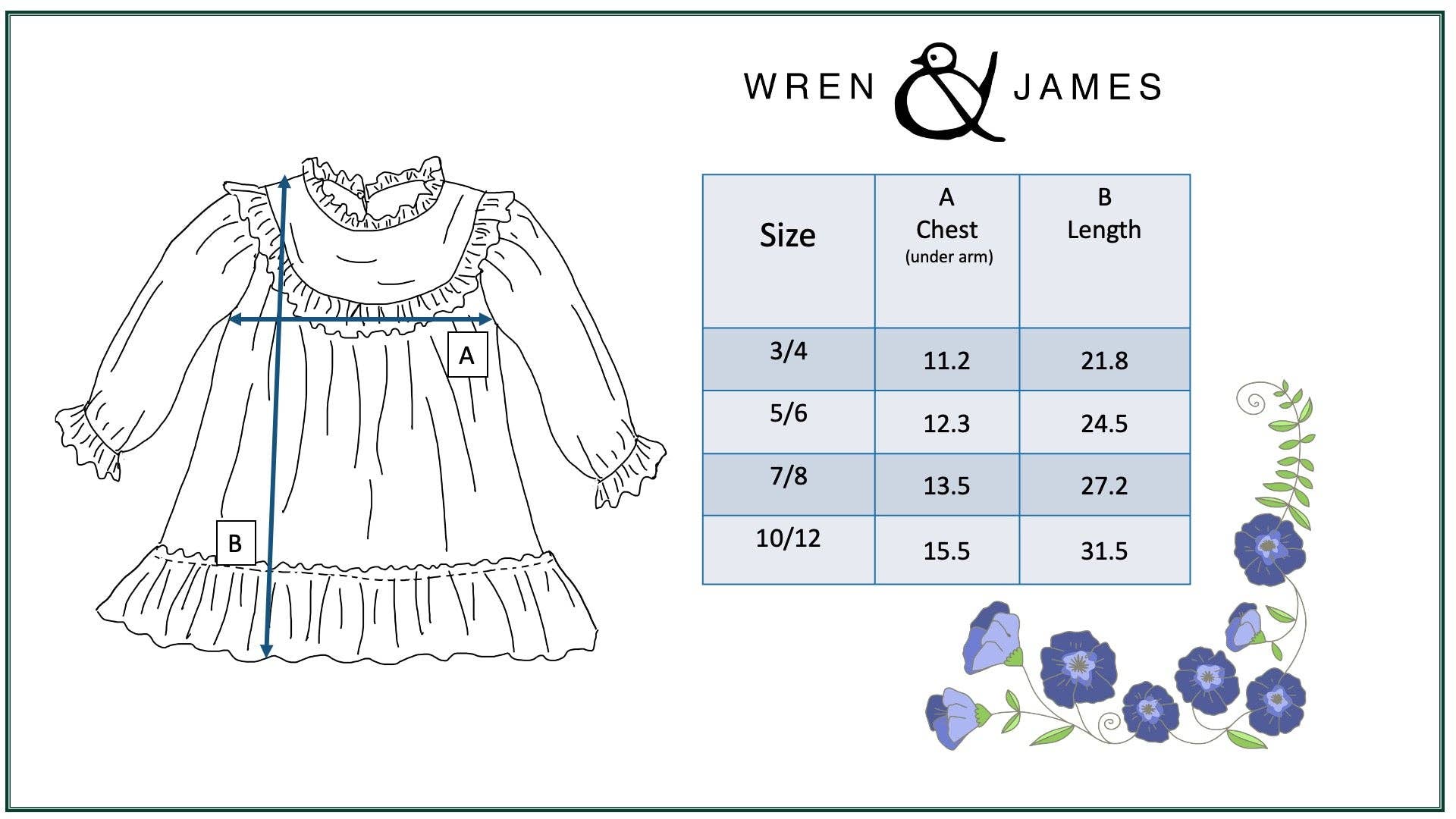 Wren & James - Vente Robe – enfant - Robe d'automne à manches longues à volants couleur prune pour filles Annie3