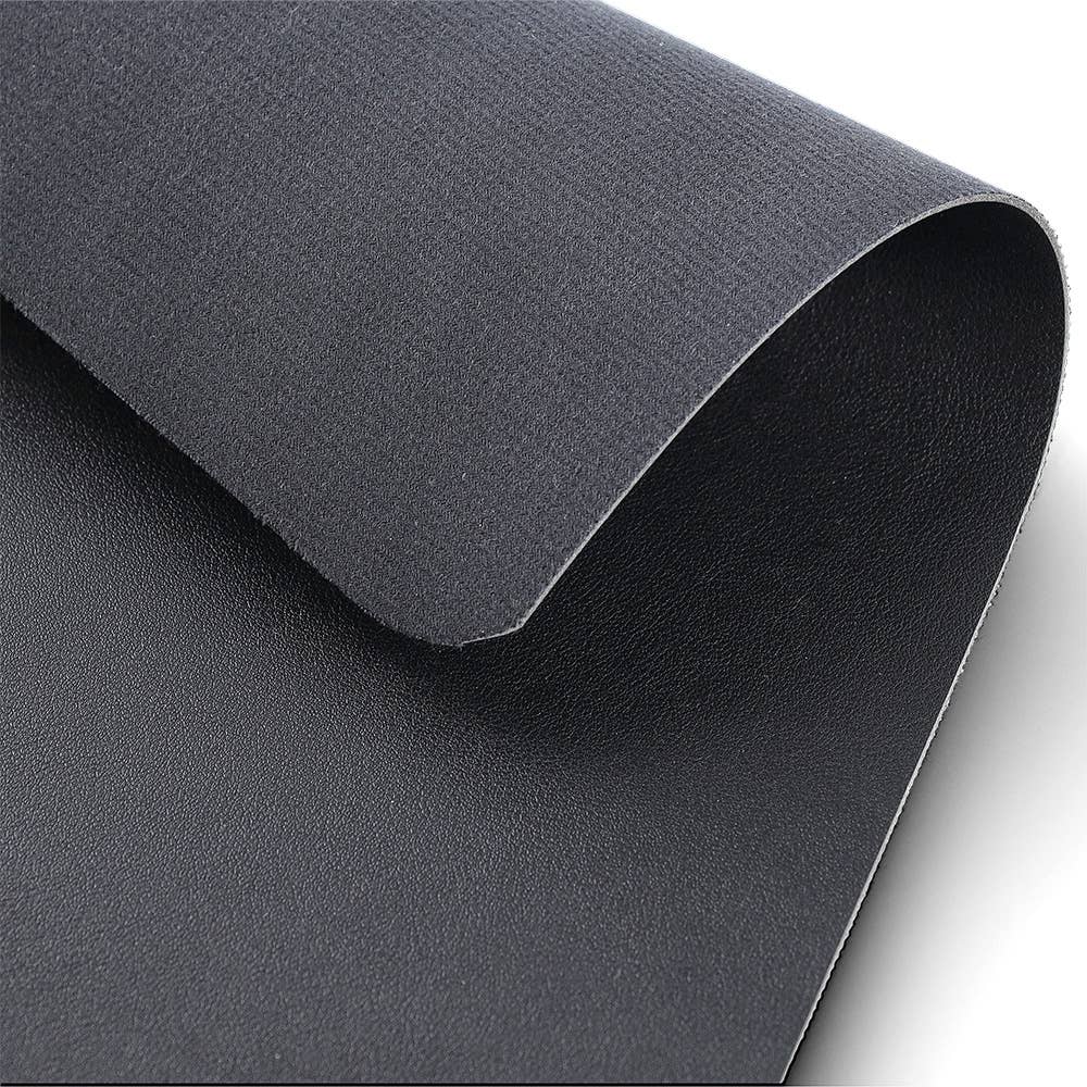 Desk pad, faux leather, black for wholesale on Faire3