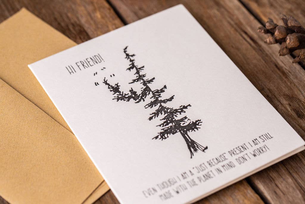 Drawn to Ecology - Wholesale Friendship Card - Hi Friend Card1