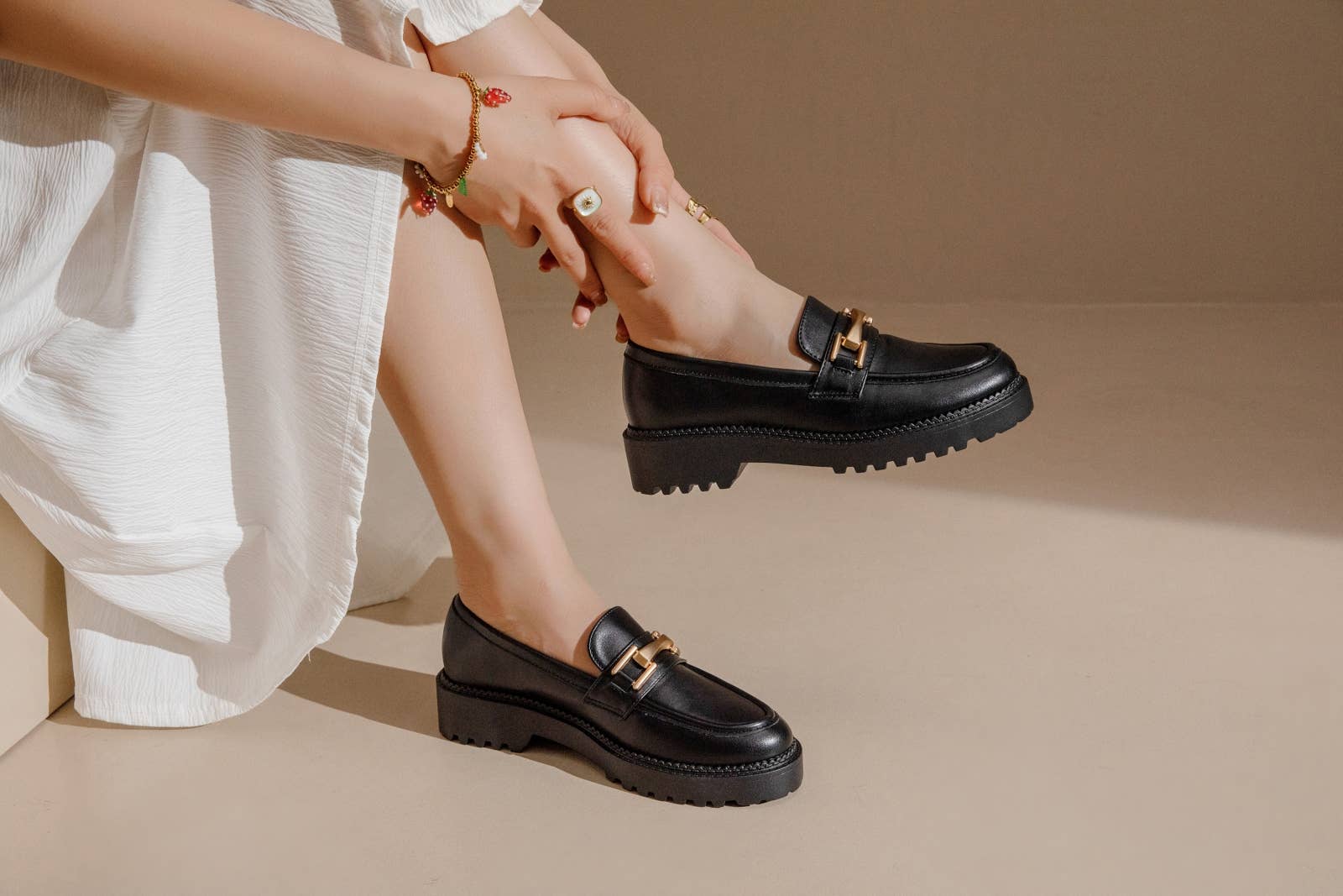 ERYNN - Vente Mocassins – femme - MOCASSIN SEMELLE EPAISSE - LIDYA1