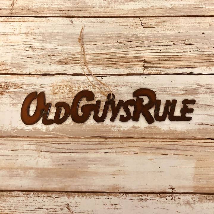 Universal Ironworks USA - Wholesale Ornament - Old Guys Rule Ornament0