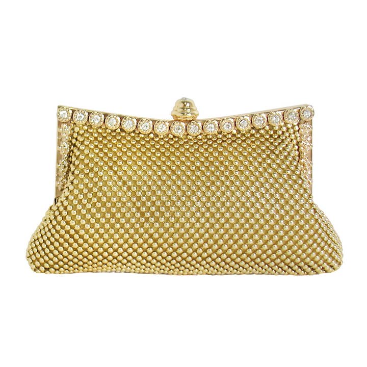 Aftonväska i metallnät - Fliklockstängning för wholesale av JNBFASHION.COM