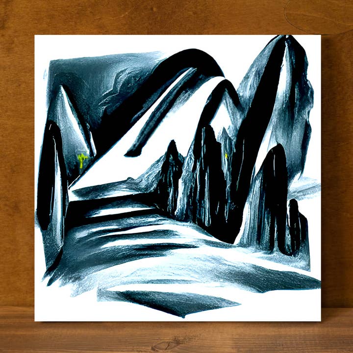 Slide down infinite mountains infinity surrealism matte vibrant colors swirls for wholesale by Infinite Soldier