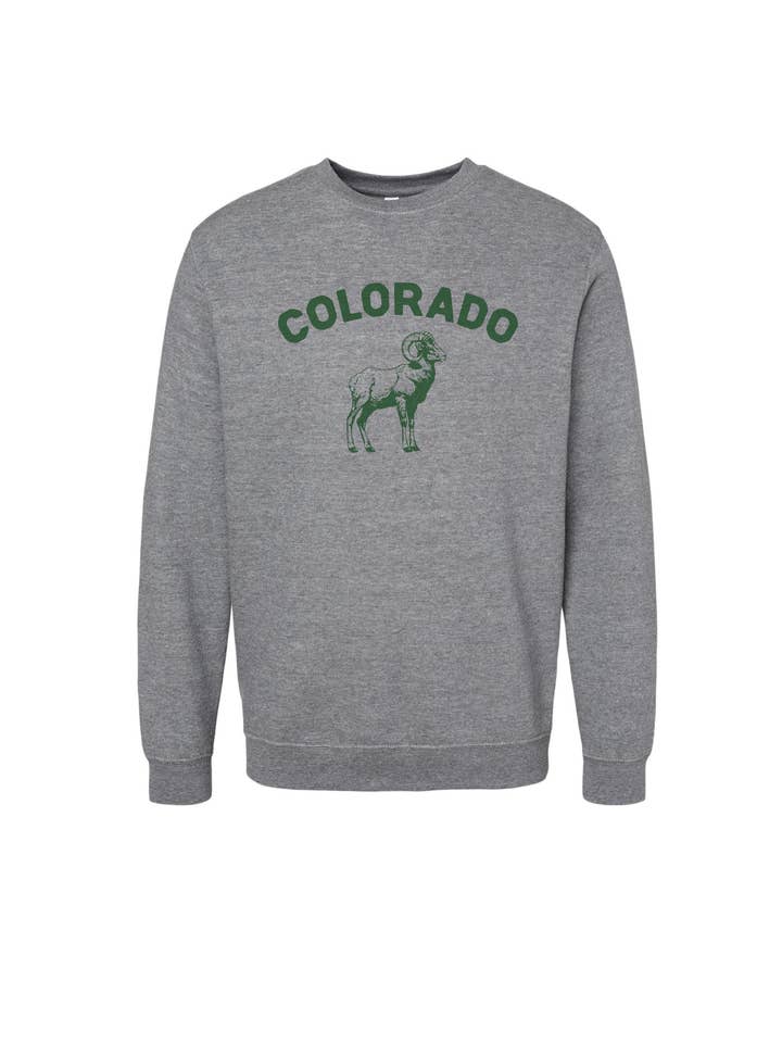 Sudadera para adulto Colorado Ram para venta al por mayor de Buffalo Mountain Print + Supply