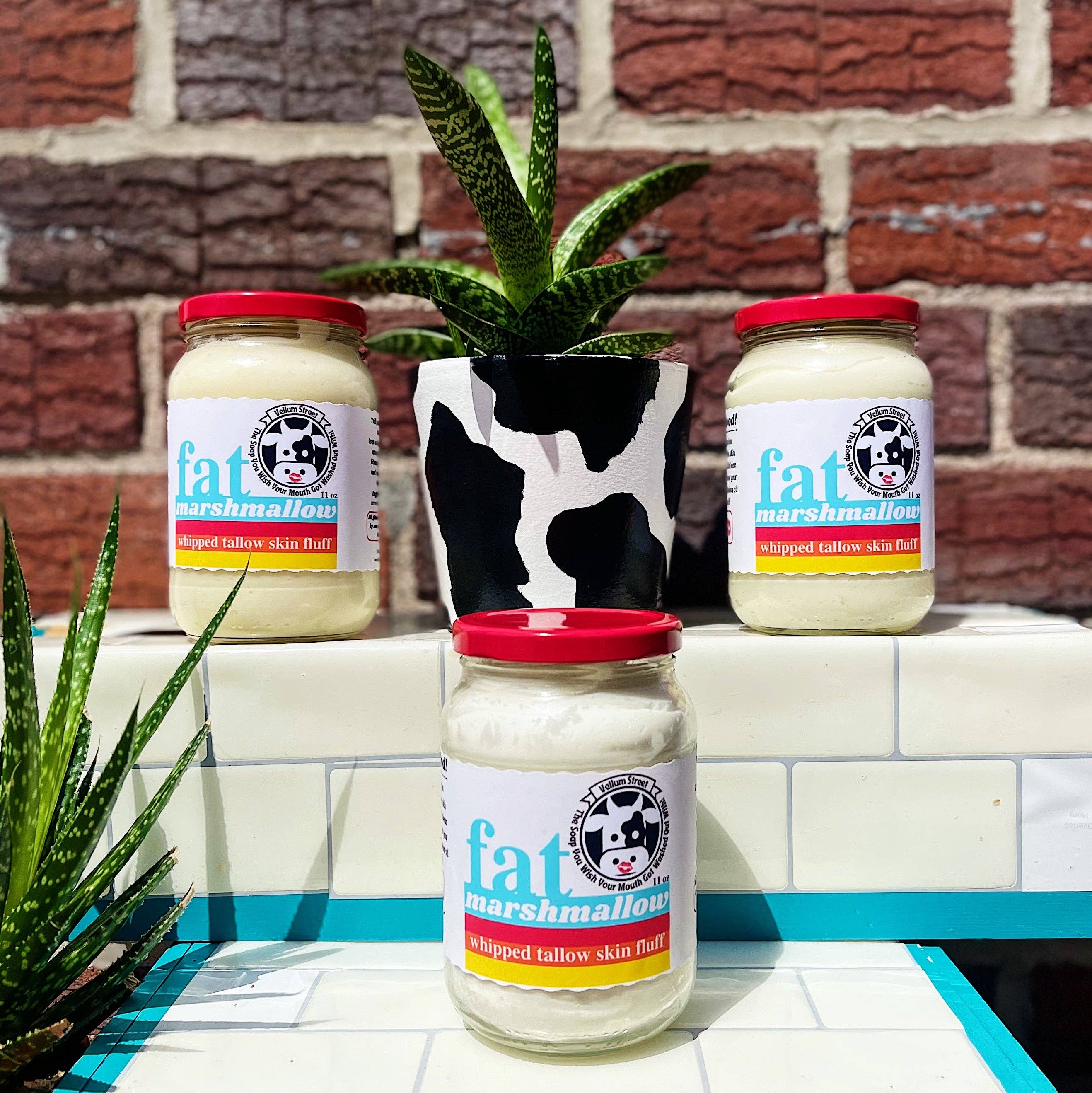 Vellum Street – wholesale Body cream/lotion – fat marshmallow WHIPPED TALLOW SKIN FLUFF1