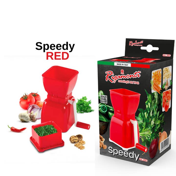 Art. 200 PICADORA de hierbas SPEEDY - ROJA para venta al por mayor de Rigamonti Pietro & Figli srl