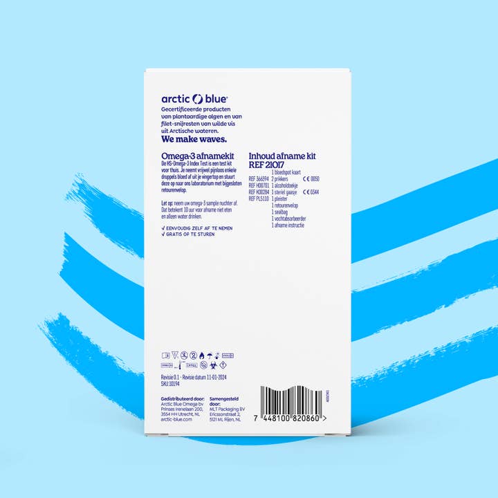 Arctic Blue - Wholesale Oral Supplement/Vitamin - HS-omega-3 index test1