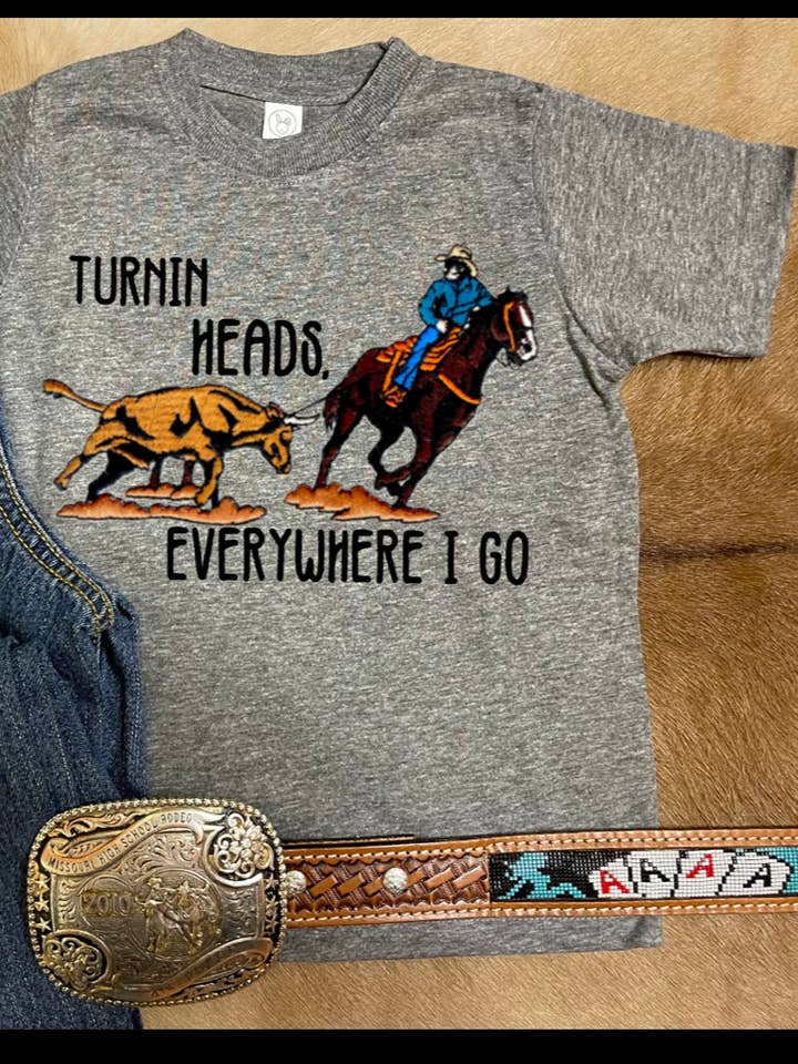 Turnin Heads Tee for wholesale by Tiny Highlander Wholesale
