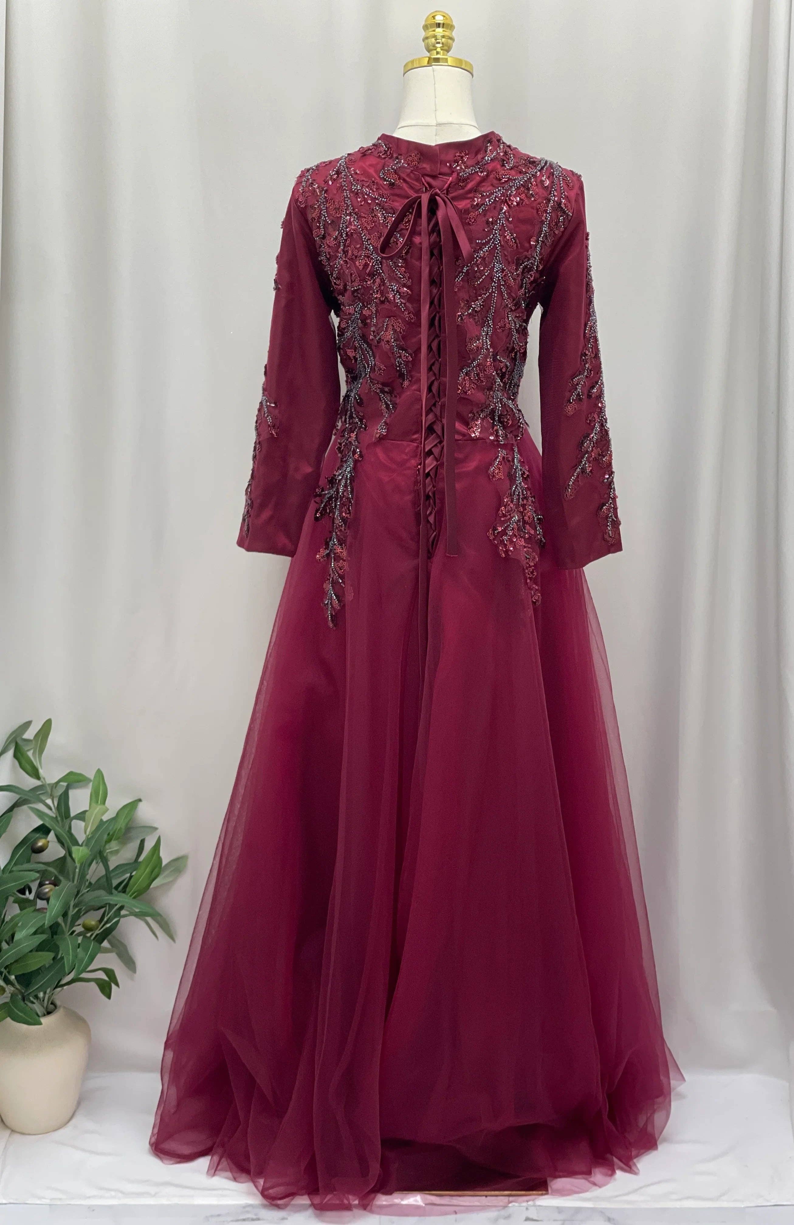 Palestinian Elegance - Wholesale Dress - Women's - Dew Branches Gown6
