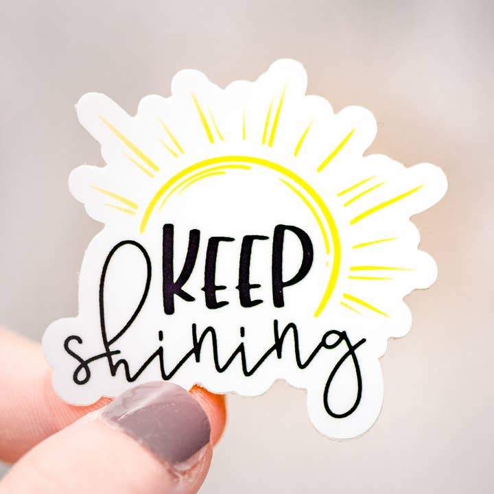 Keep Leuchtender Mini, Vinyl-Aufkleber, 2x2 in. für den Großhandel von Savannah and James Co