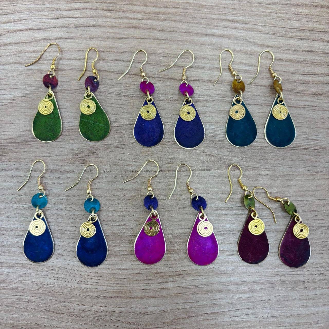 Hecho a mano - Wholesale Dangle Earrings - Enamel earrings5