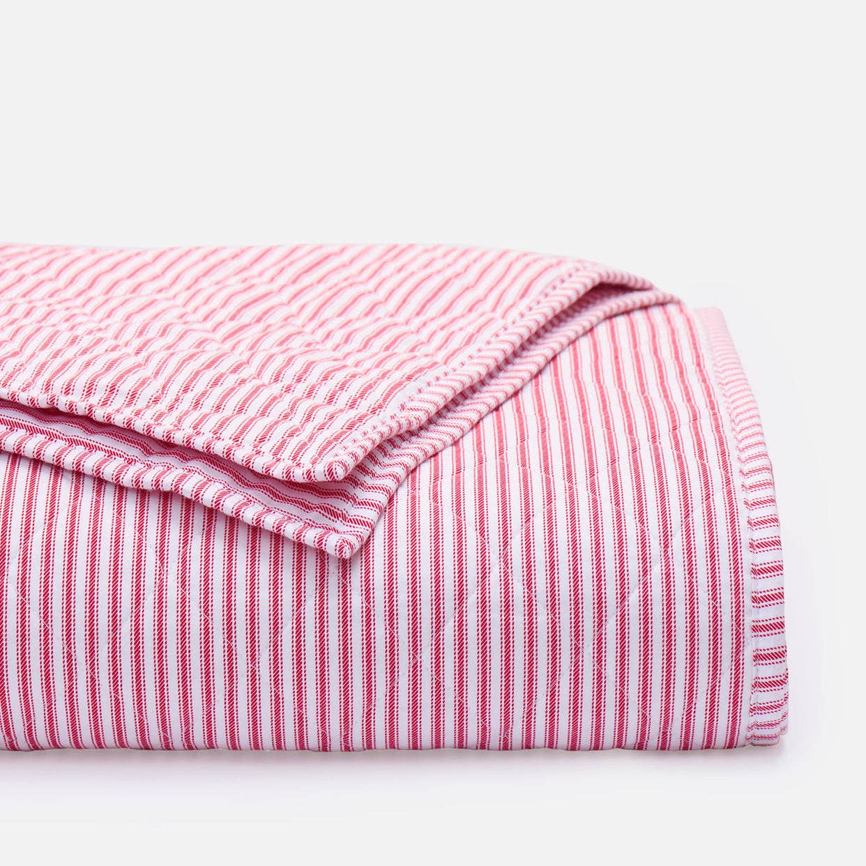 Red Land Cotton - Wholesale Quilt - Ticking Stripe Classic Quilt6