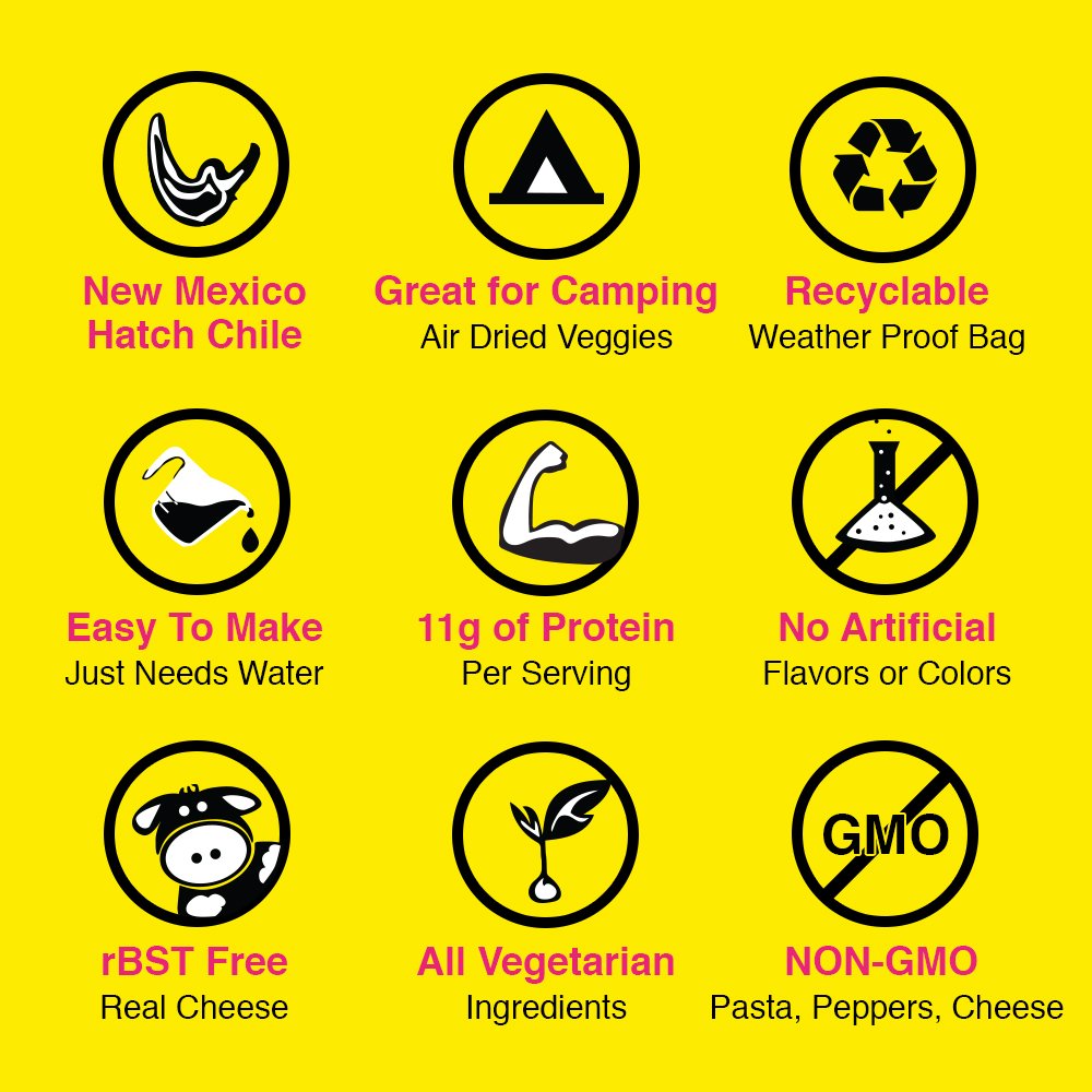 FishSki Provisions – Massa por atacado – Hatch Red Chile, alho, macarrão com queijo cheddar4