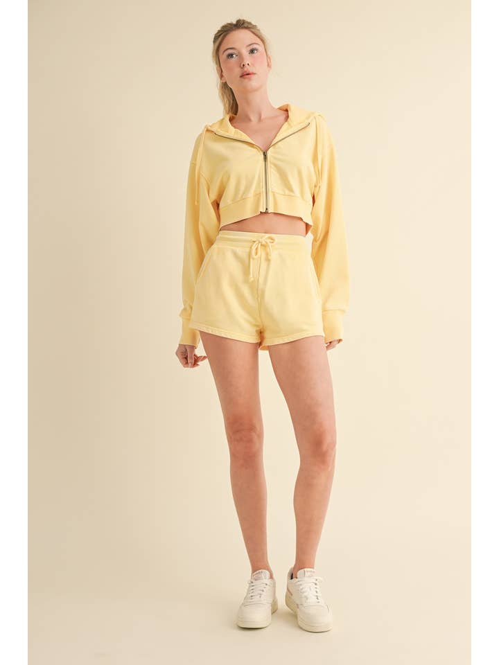 KIMBERLY C - Wholesale Korte broeken - Dames - Mineral Wash Shorts4