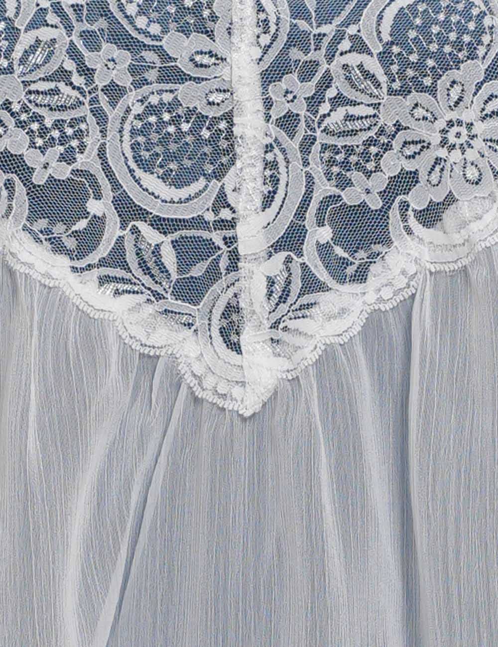 Blanco Top de tirantes con encaje transparente para mujer SKT5M6 de venta al por mayor en Faire4