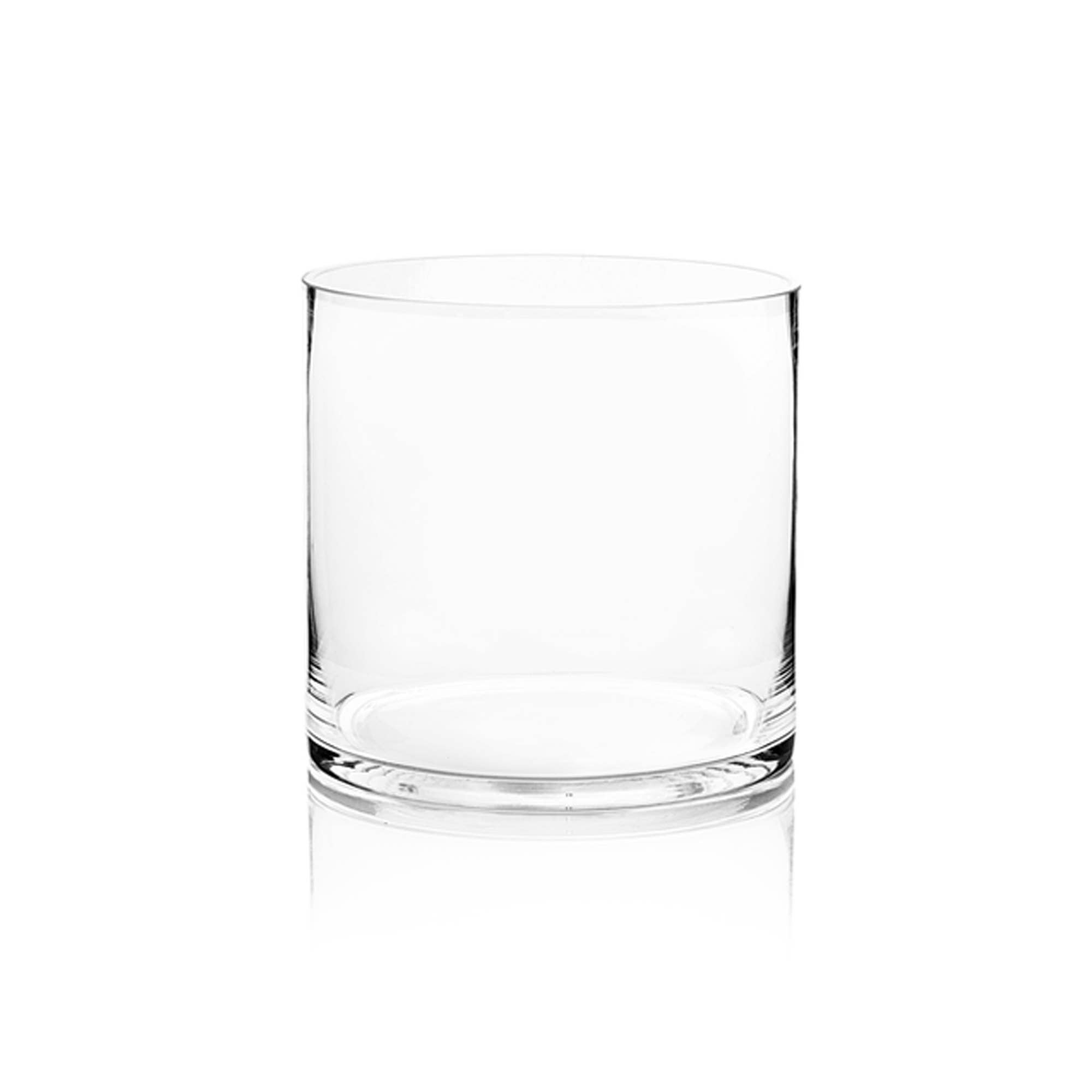 WGV International - Wholesale Vase - WGV Clear Cylinder Glass Vase - 8" x 8"H0