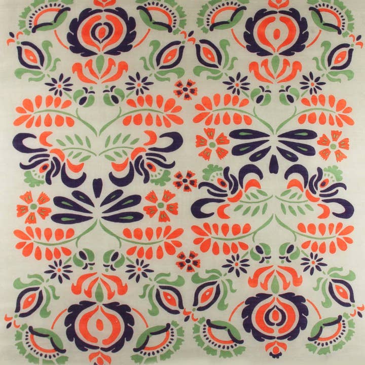 Les Belles Vagabondes - Wholesale Scarf - Women's - Square Wool Tatiana Brick2