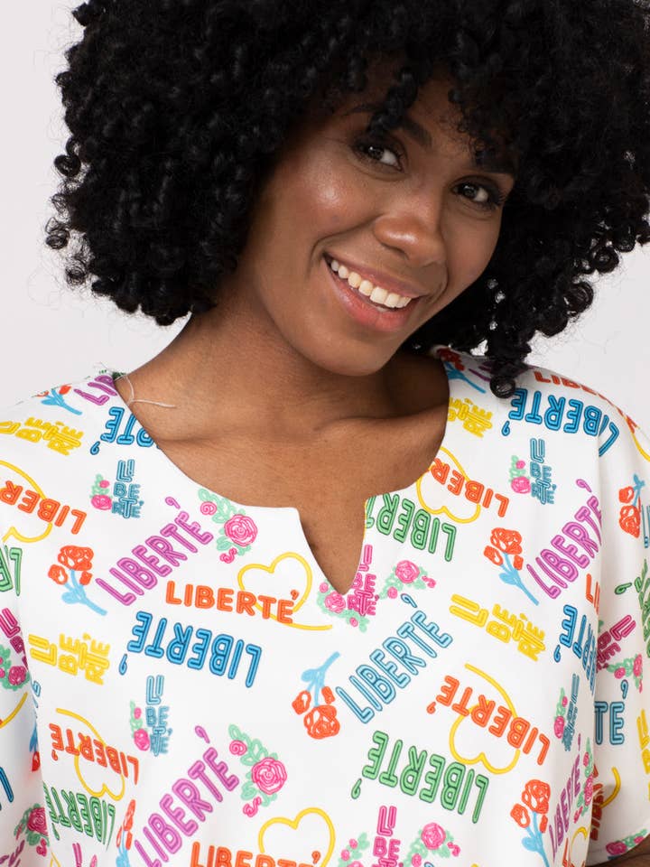 Vestido Kimmy Liberte Branco por atacado de Il Quarto Stile