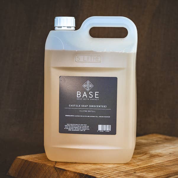 5 Litres Hand Wash Unscented for wholesale by Base Soaps