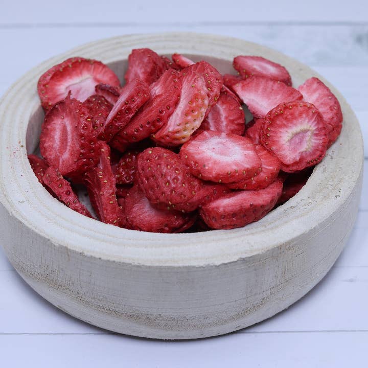 Freeze Dried Strawberries for wholesale by Homesteading in Ohio LLC
