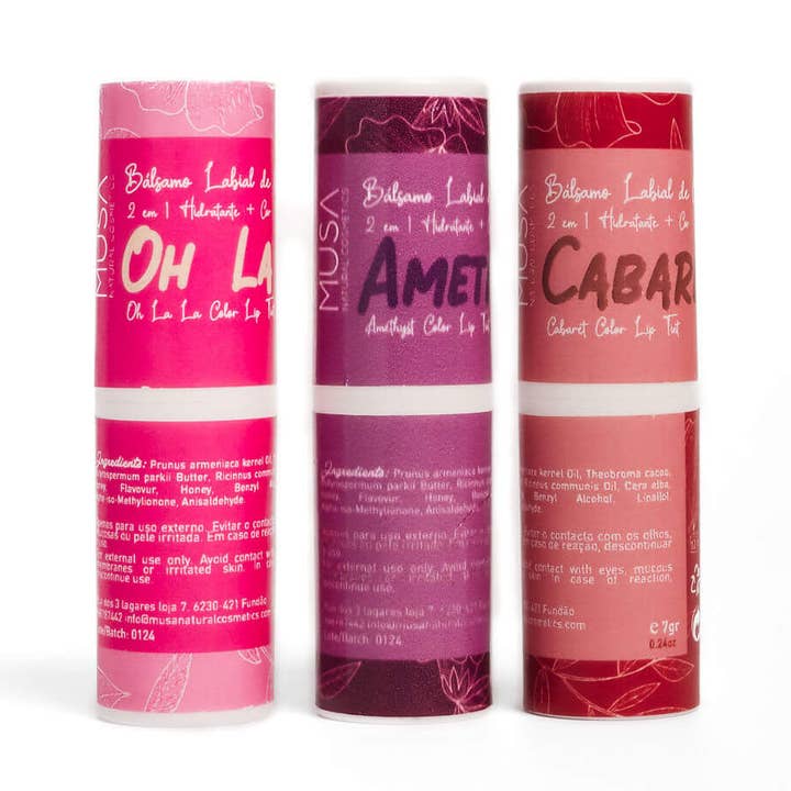 MUSA Natural Cosmetics - Wholesale Lip Balm - Color Lip Balm w/ Refill7