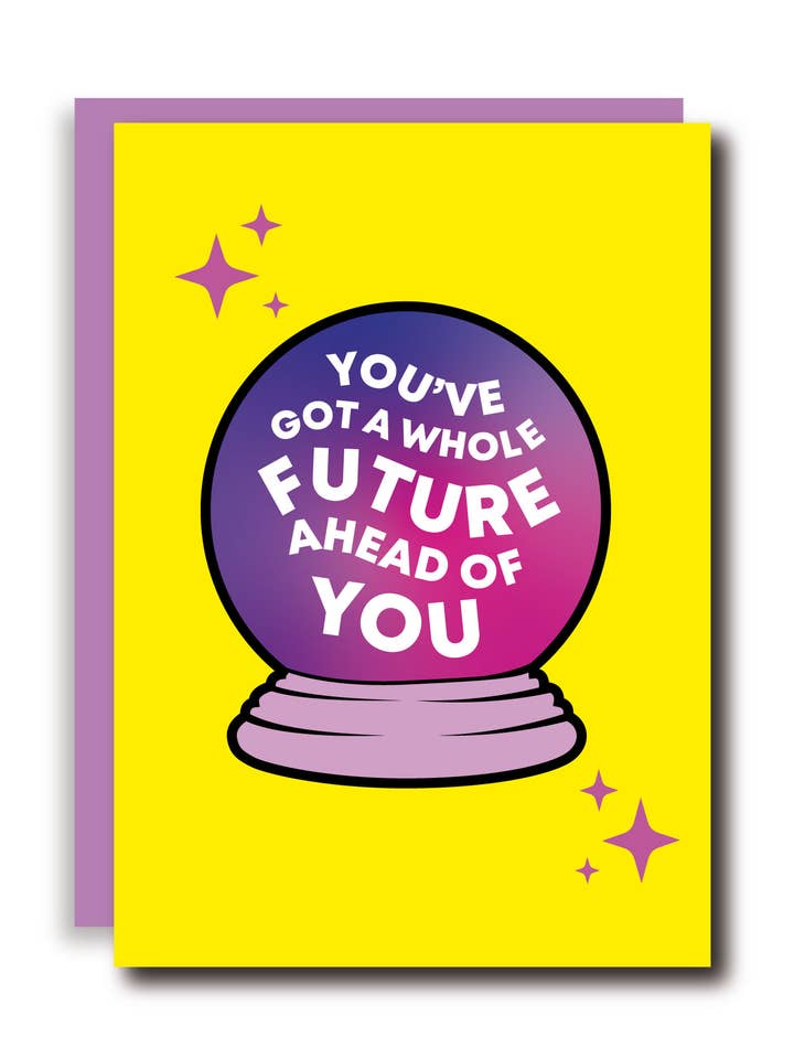 Je hebt een hele toekomst voor je afstudeerkaart voor wholesale door Studio Soph (We Pay Your Import Fees - We Ship DDP)