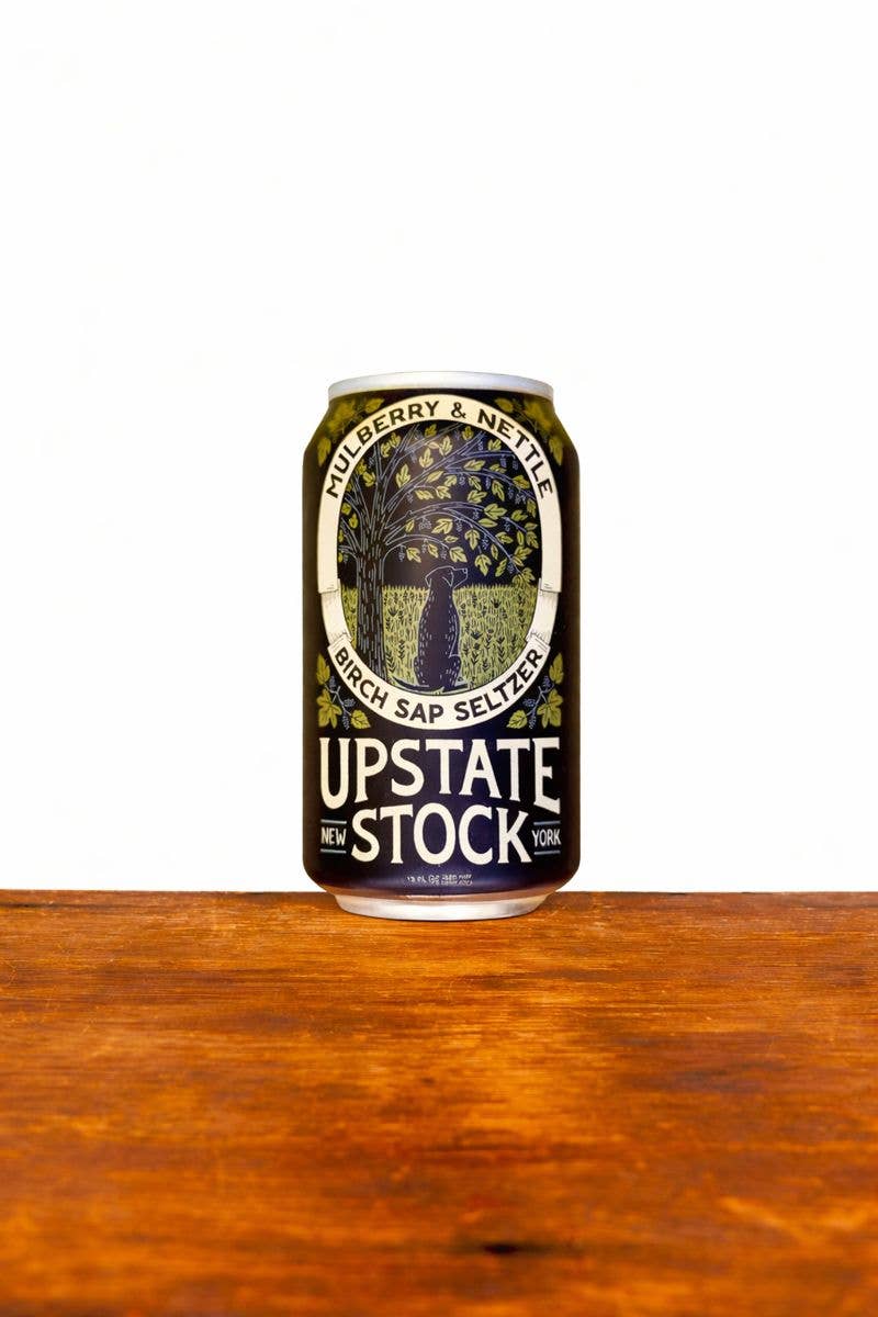 Upstate Stock Seltzers – wholesale Soda/kolsyrad dryck – MULBERRY & NETTLE BIRCH SAP SELTZER - 12-pack