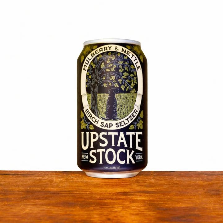 Upstate Stock Seltzers – wholesale Soda/kolsyrad dryck – MULBERRY & NETTLE BIRCH SAP SELTZER - 12-pack0