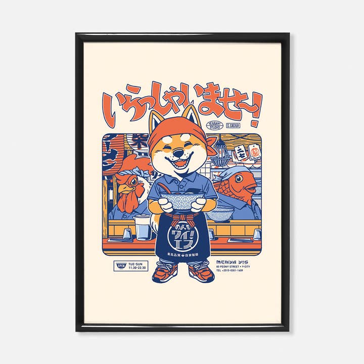 Yeaaah! Studio - Wholesale Poster - Display "Irasshaimase" (Format 40x50 cm, 30x40 cm or A4)