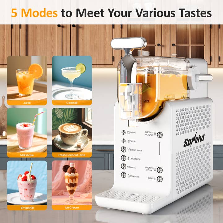 Heynemo - Wholesale Kitchen Appliance - Slushie Machine for Home 68oz Single-Tank Frozen Drink Maker5