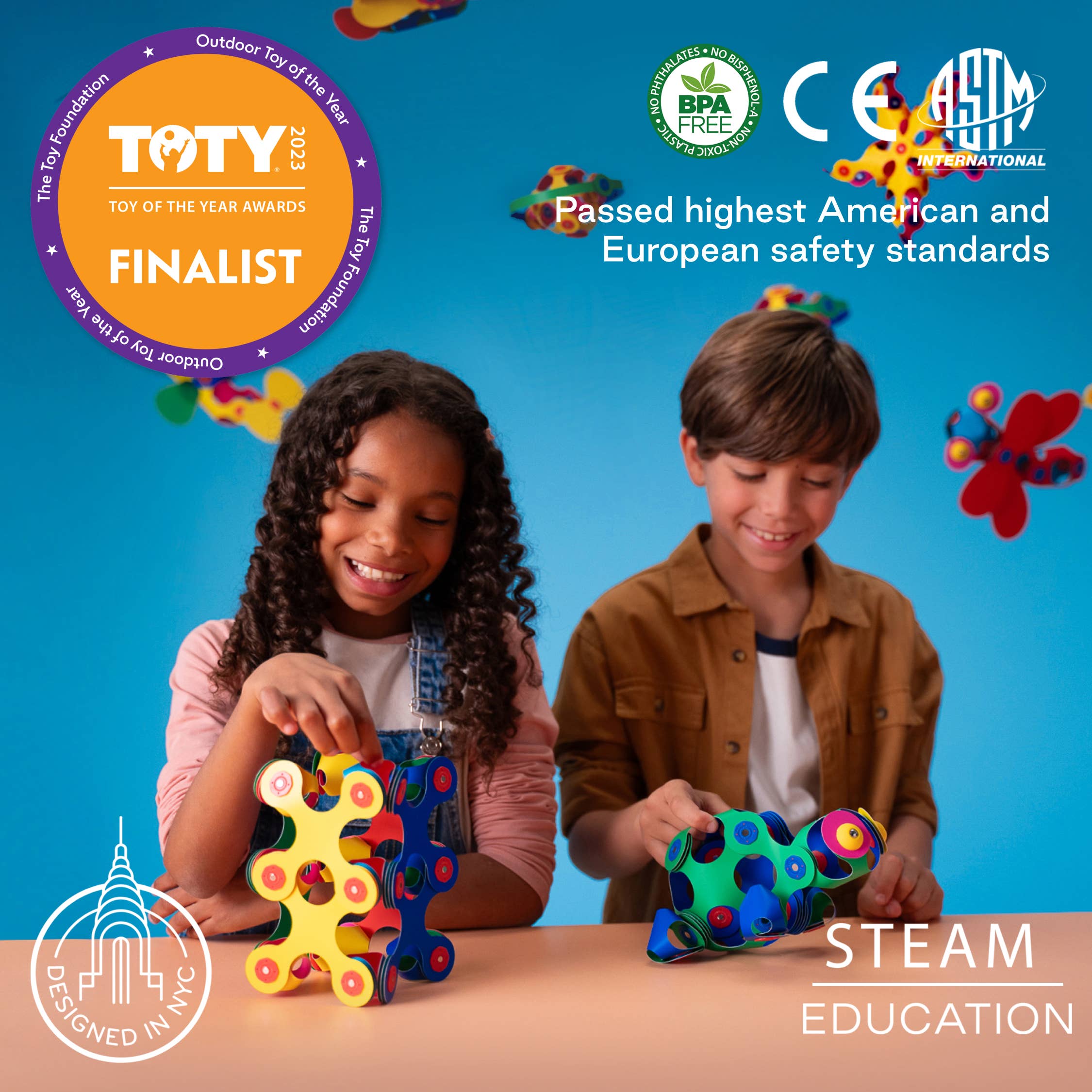 Clixo - Wholesale Building Set - Kids - Rainbow Pack2