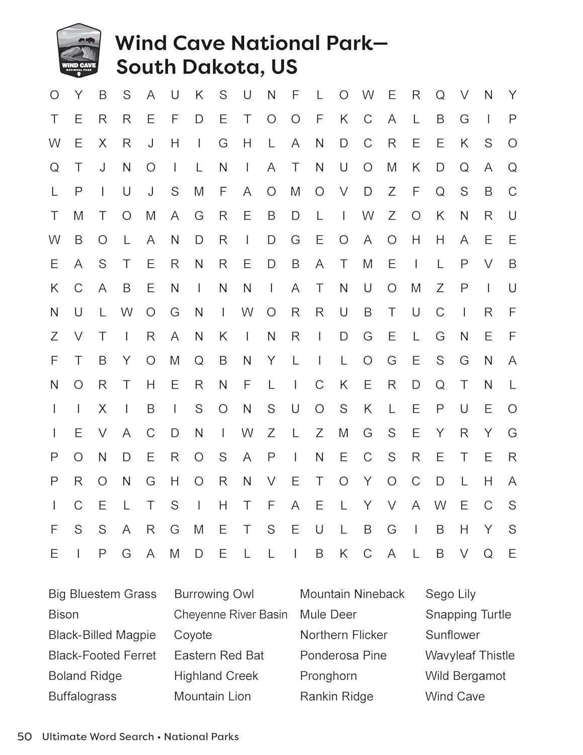 Fox Chapel Publishing - Wholesale Coloring & Activity Book - Adult - Ultimate Word Search National Parks -Large Print Puzzle Book4
